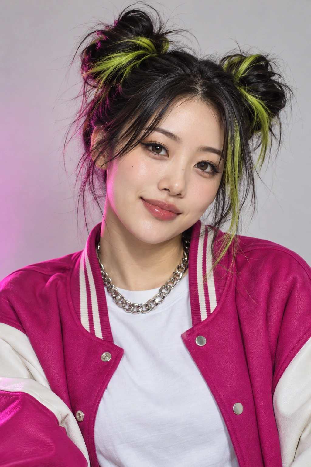 Creative streetwear, original fictional adult showcase influencer